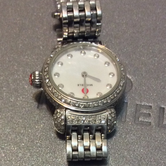 Michele CSX 26 Stainless Steel Diamond watch. - Picture 5 of 8